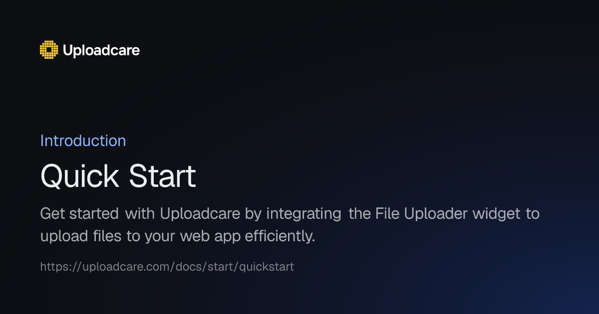 Uploadcare screenshot